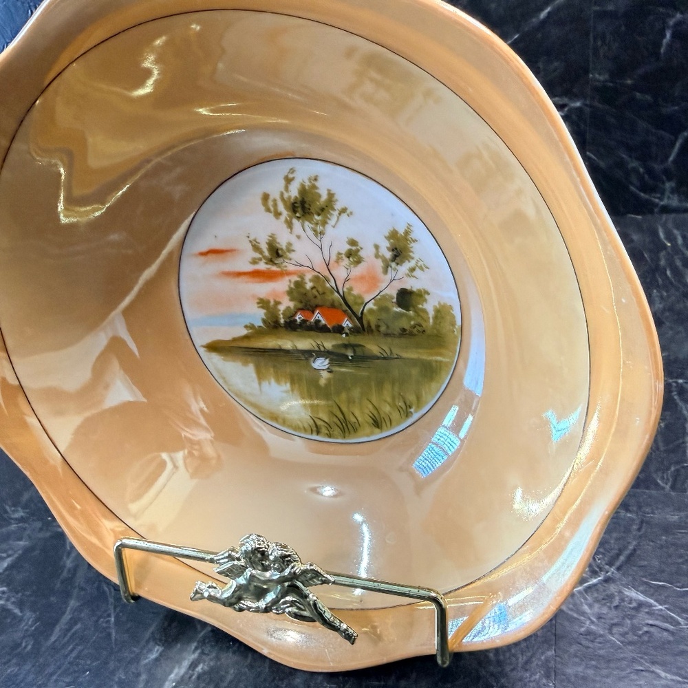 Decorative Bowl w/Stand - Picture 6 of 16